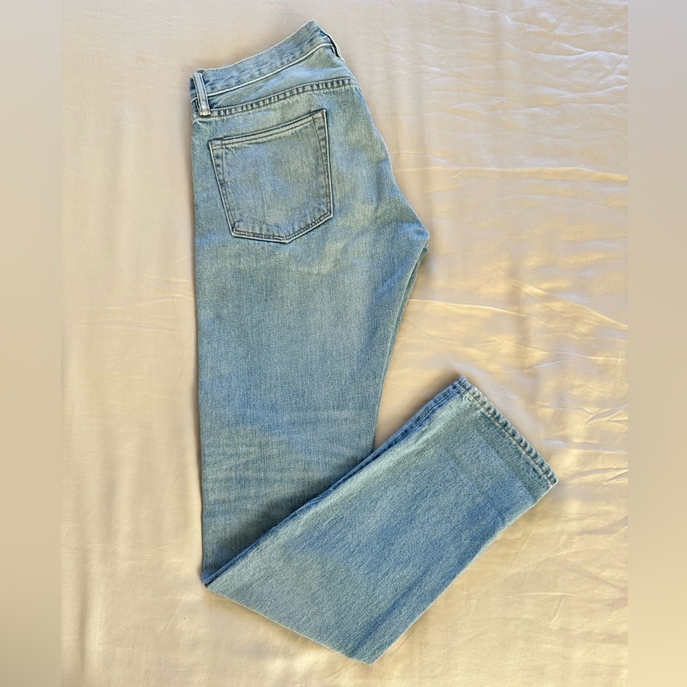 Simon Miller M001 Narrow Copen Light Wash Button Fly Jeans Size 29x32 Low Rise - Picture 8 of 9
